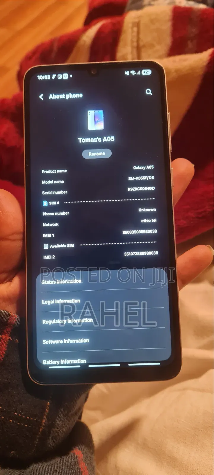 Samsung Galaxy A05 64 GB White