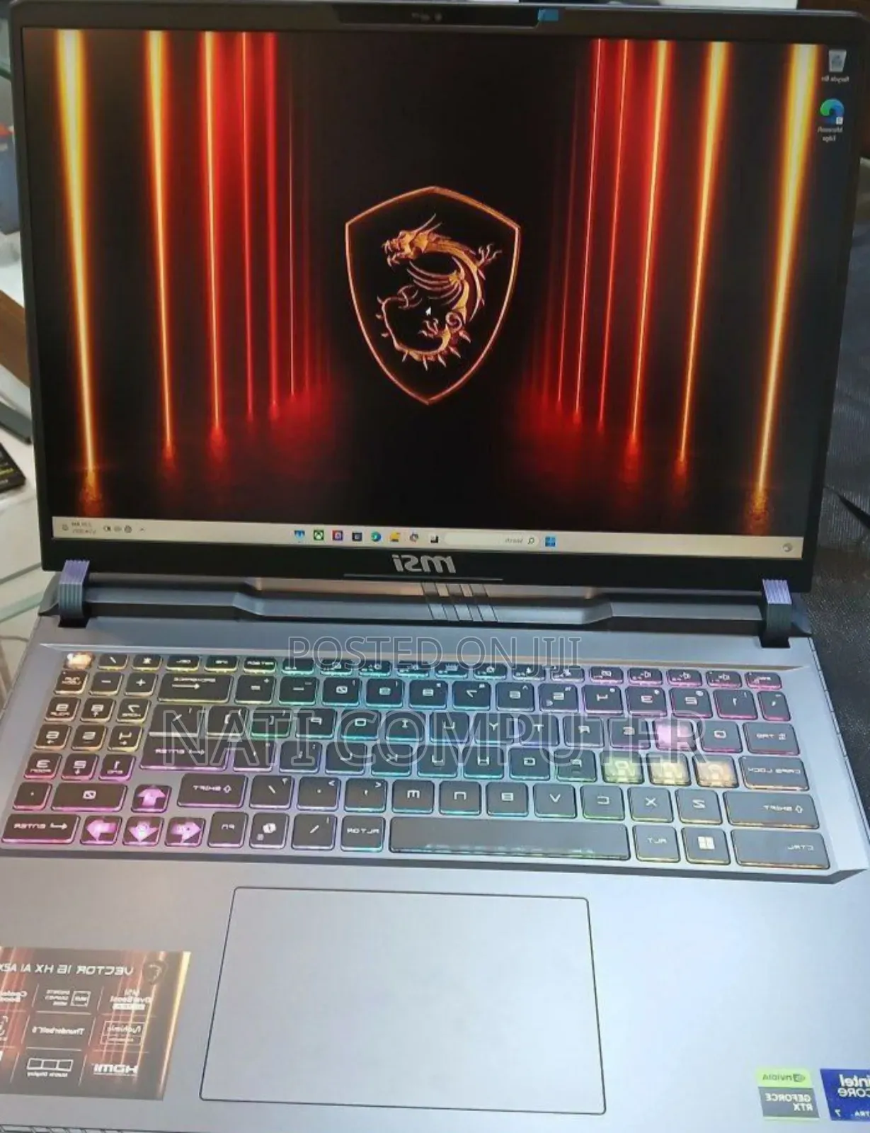 New Laptop MSI GF63 16GB AMD Ryzen 7 SSD 1T