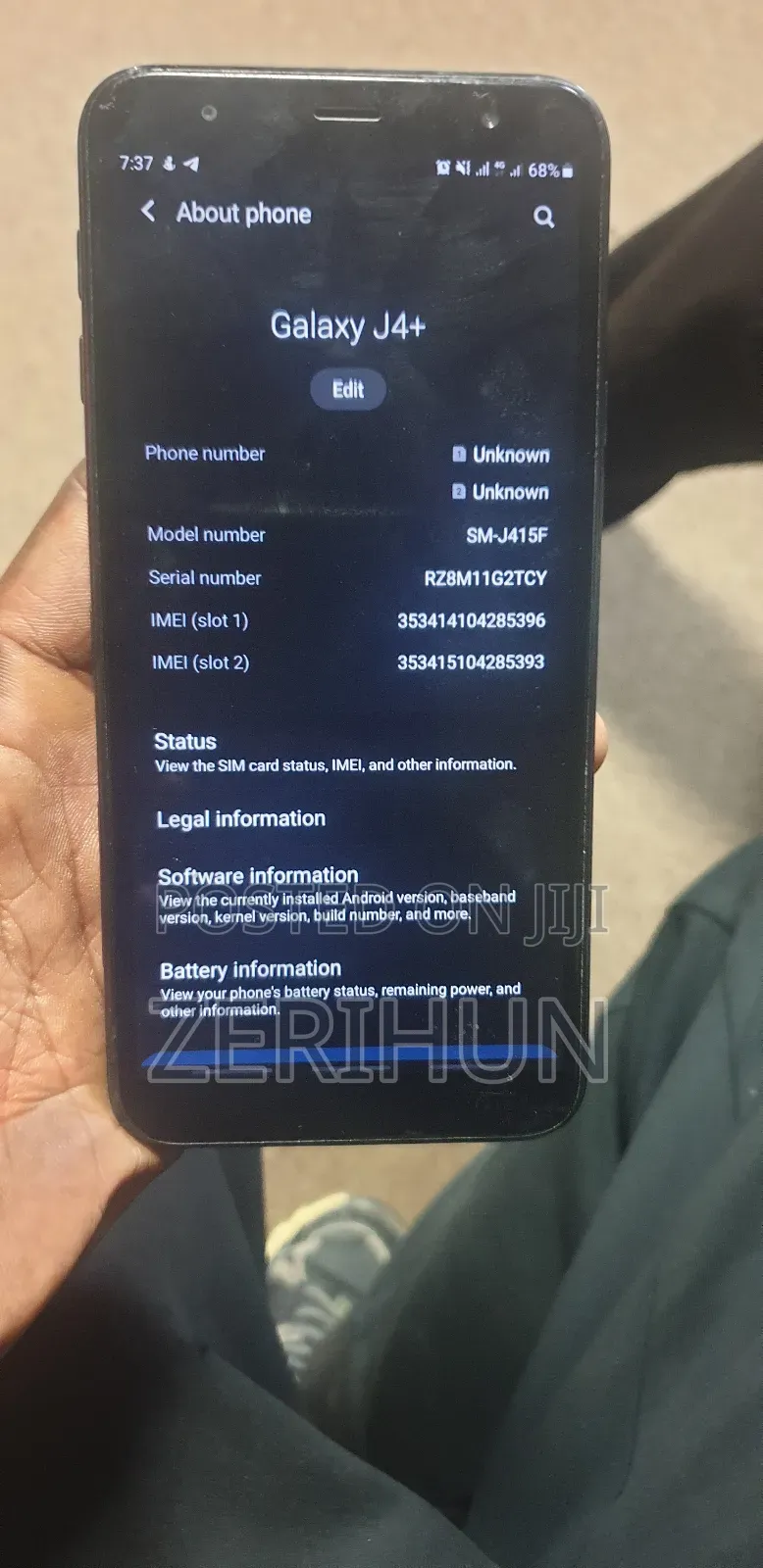 Samsung Galaxy J4 Plus 32 GB Black