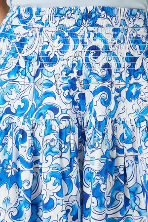 Women's Patterned Mini Skirt