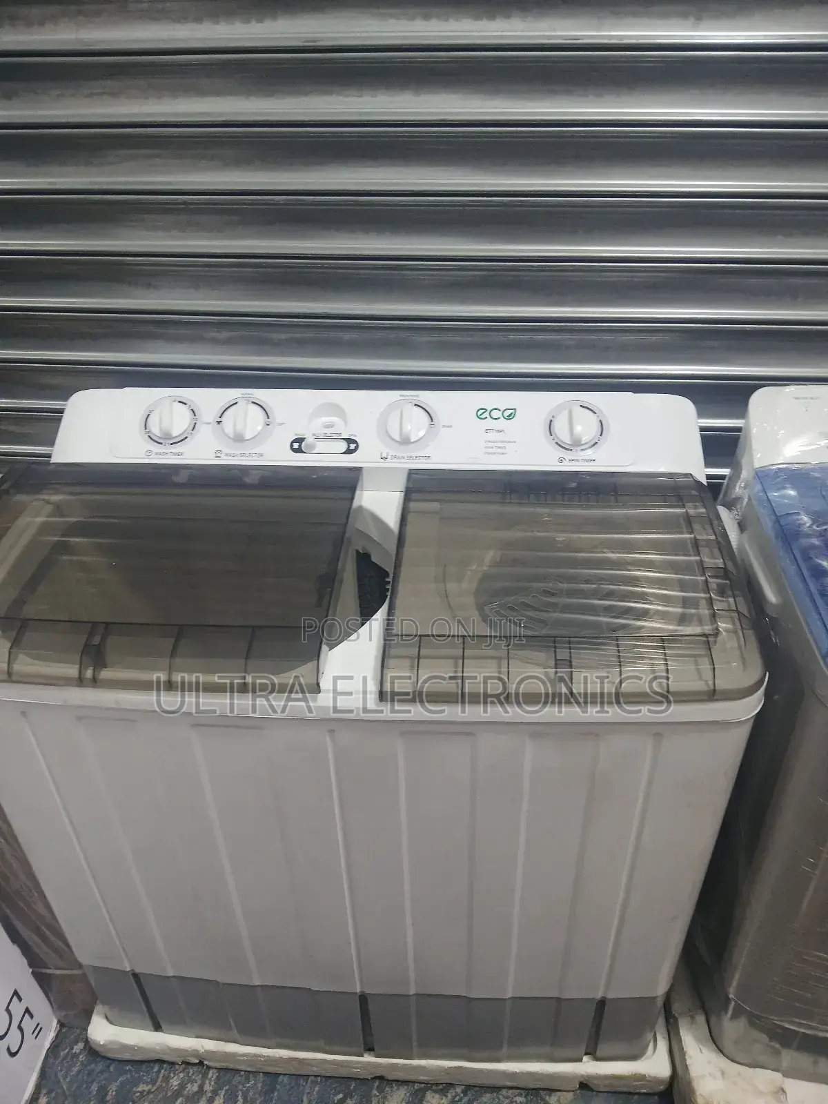 Eco Washing Machine 14.Kg Copper and Buzzer Motor Soak Timer 35m