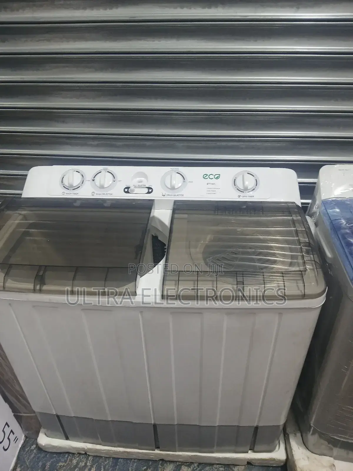Eco Washing Machine 14.Kg Copper and Buzzer Motor Soak Timer 35m