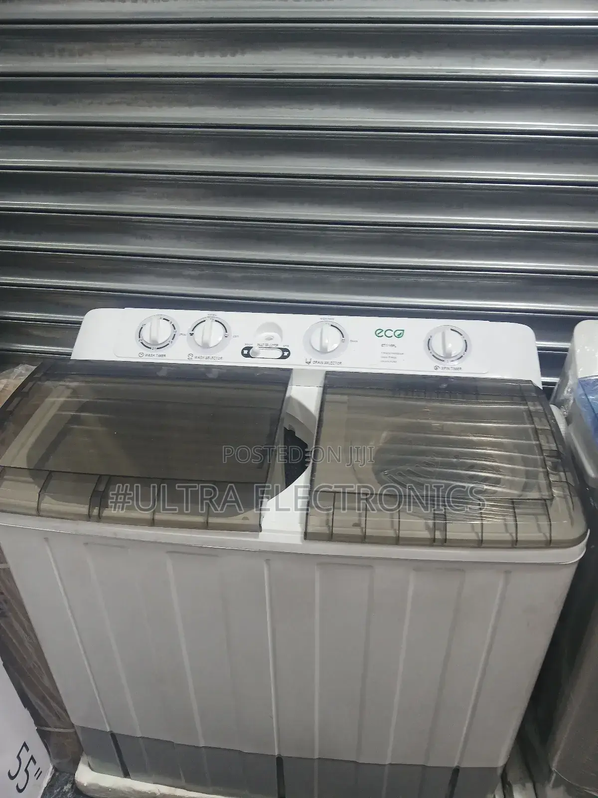 Eco Washing Machine 14.Kg Copper and Buzzer Motor Soak Timer 35m