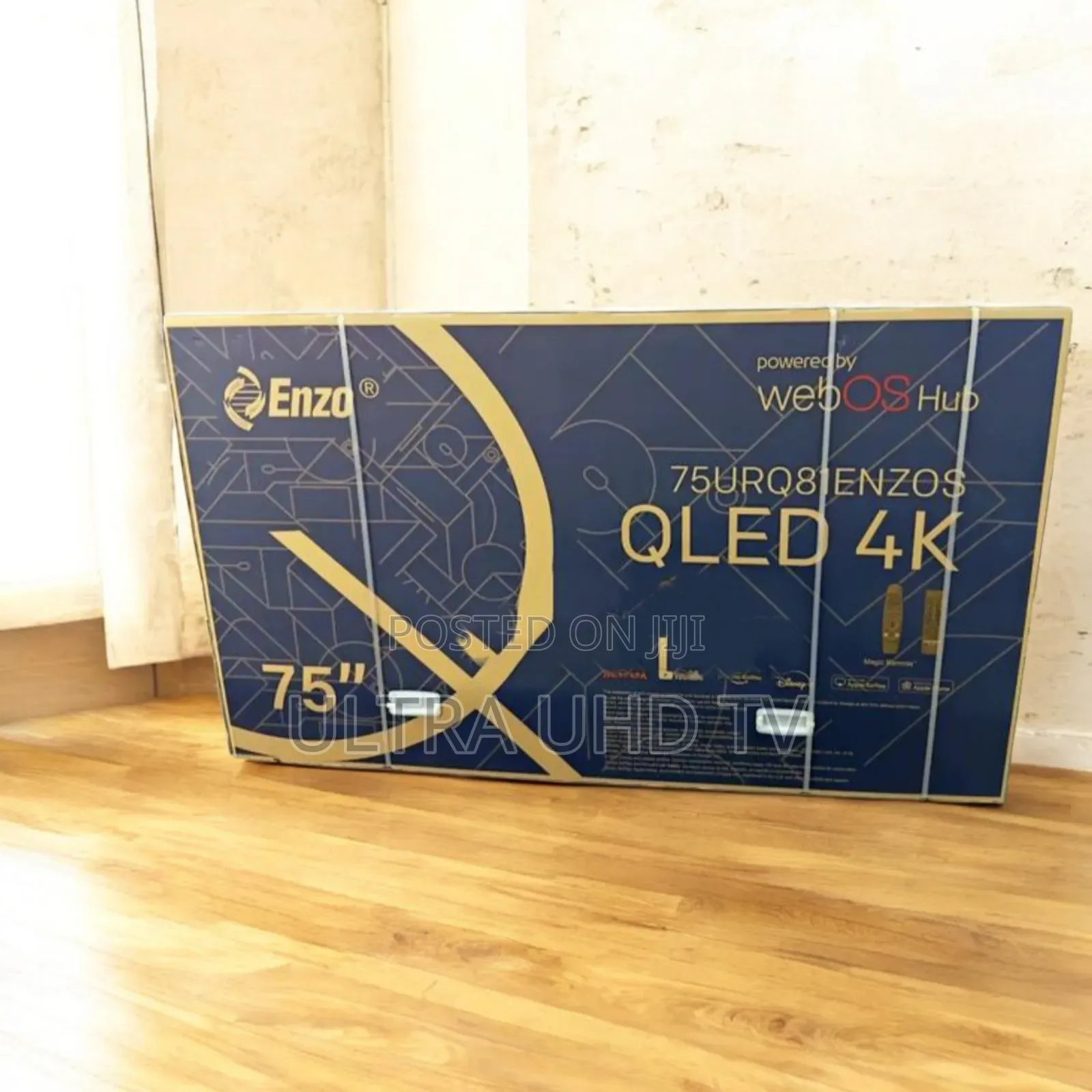 Enzo 75" Qled Smart Tv. Model: 75urq8 Enzos Operating System: