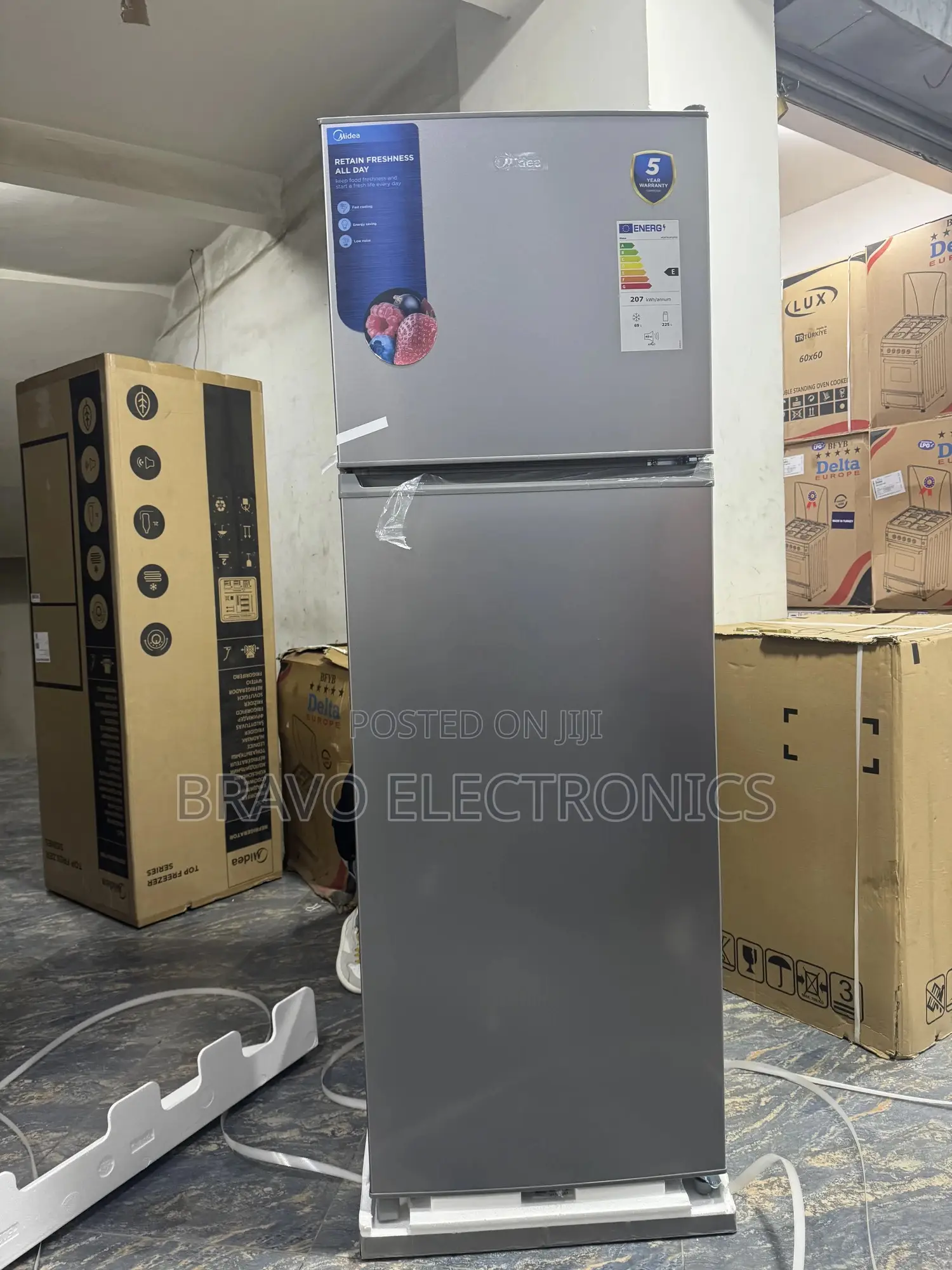 Midea 414l Refrigerator – Strong Cooling Energy Efficient!