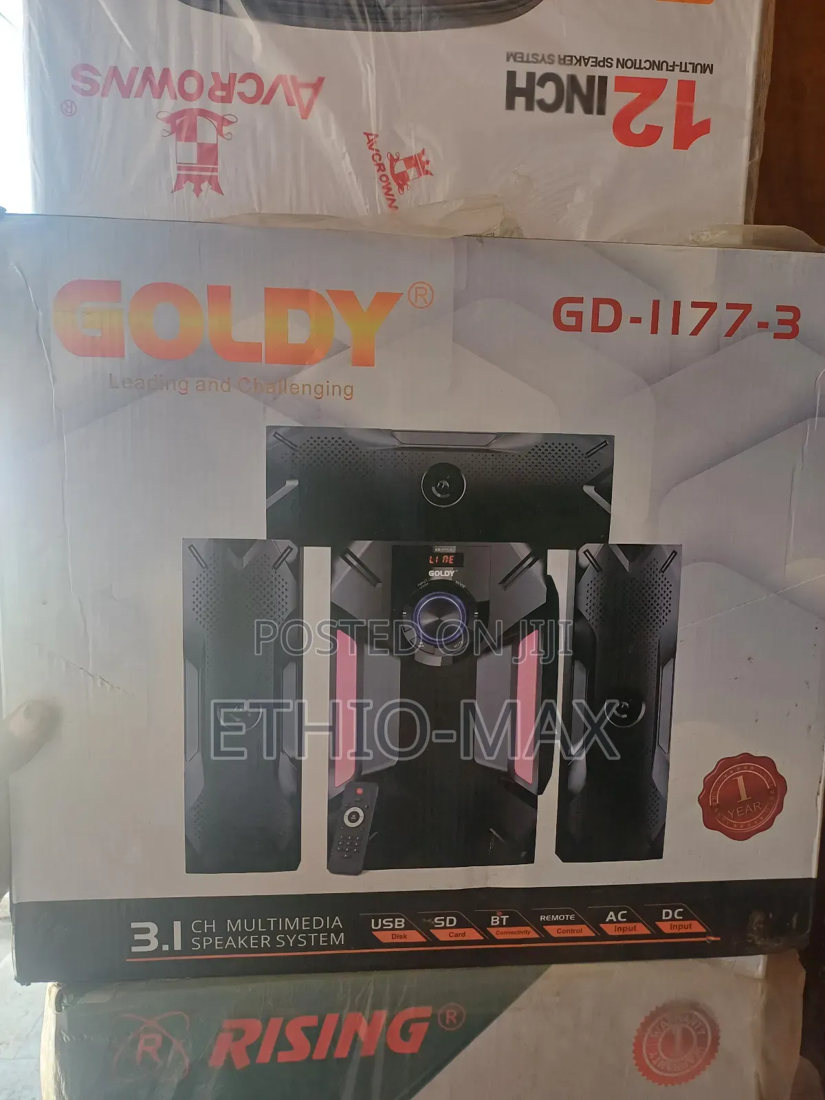 Goldy 3.1ch Multimedia Speaker – Powerful Bass Clear Sound | Original