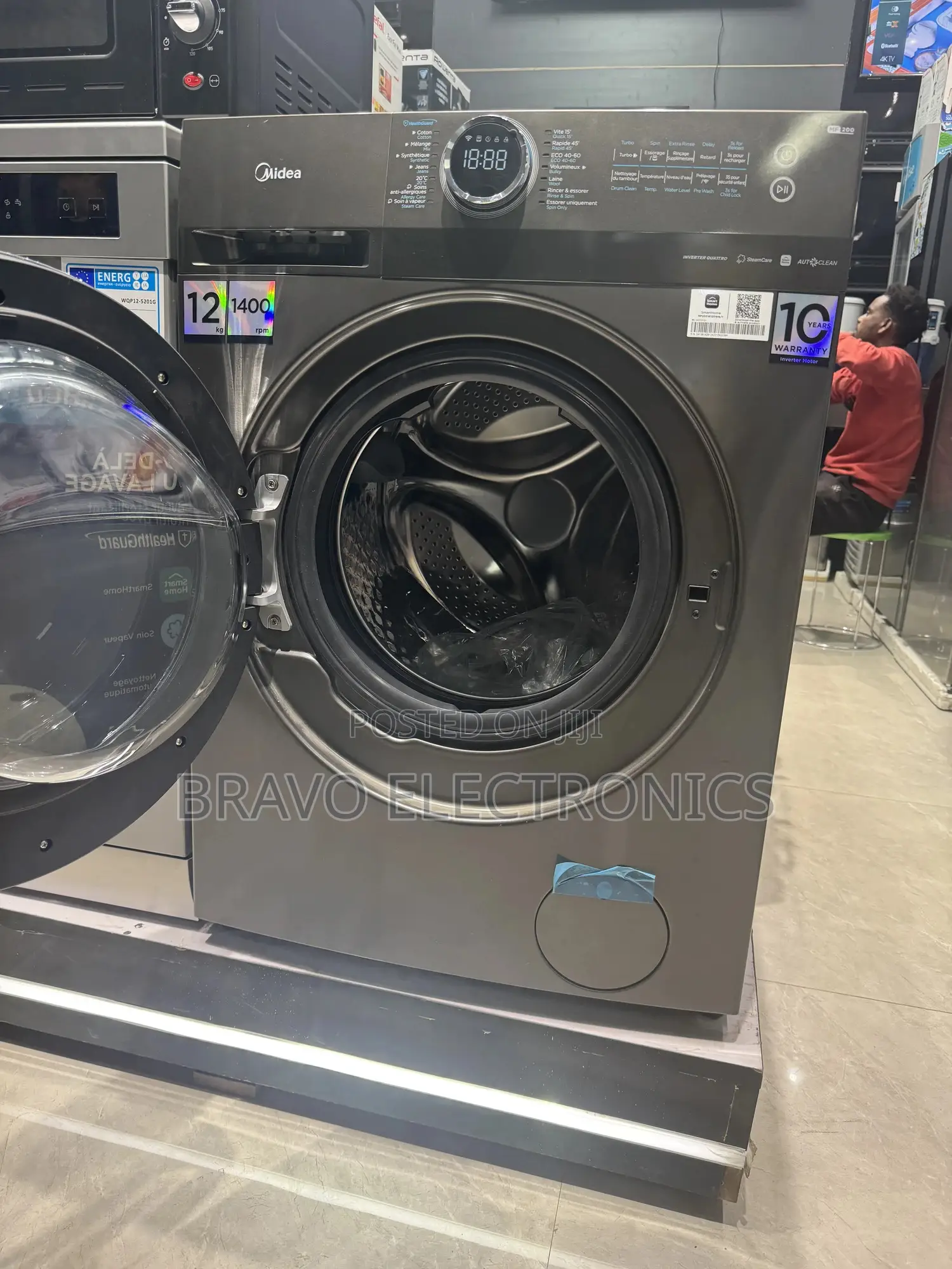 Midea 12kg Full Automatic Washing – Powerful Energy Efficient!