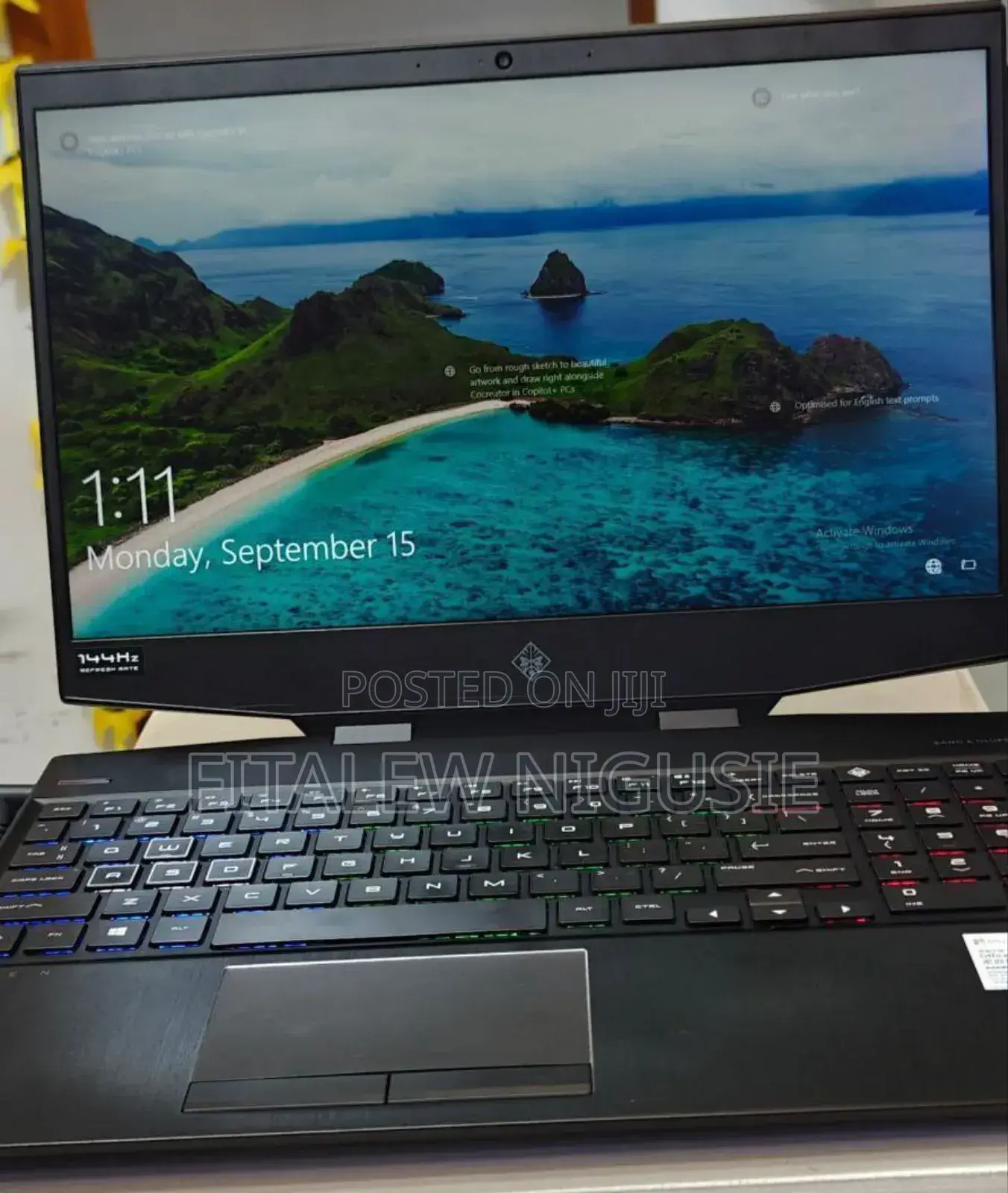 New Laptop HP Omen 15 16GB Intel Core I7 SSD 512GB