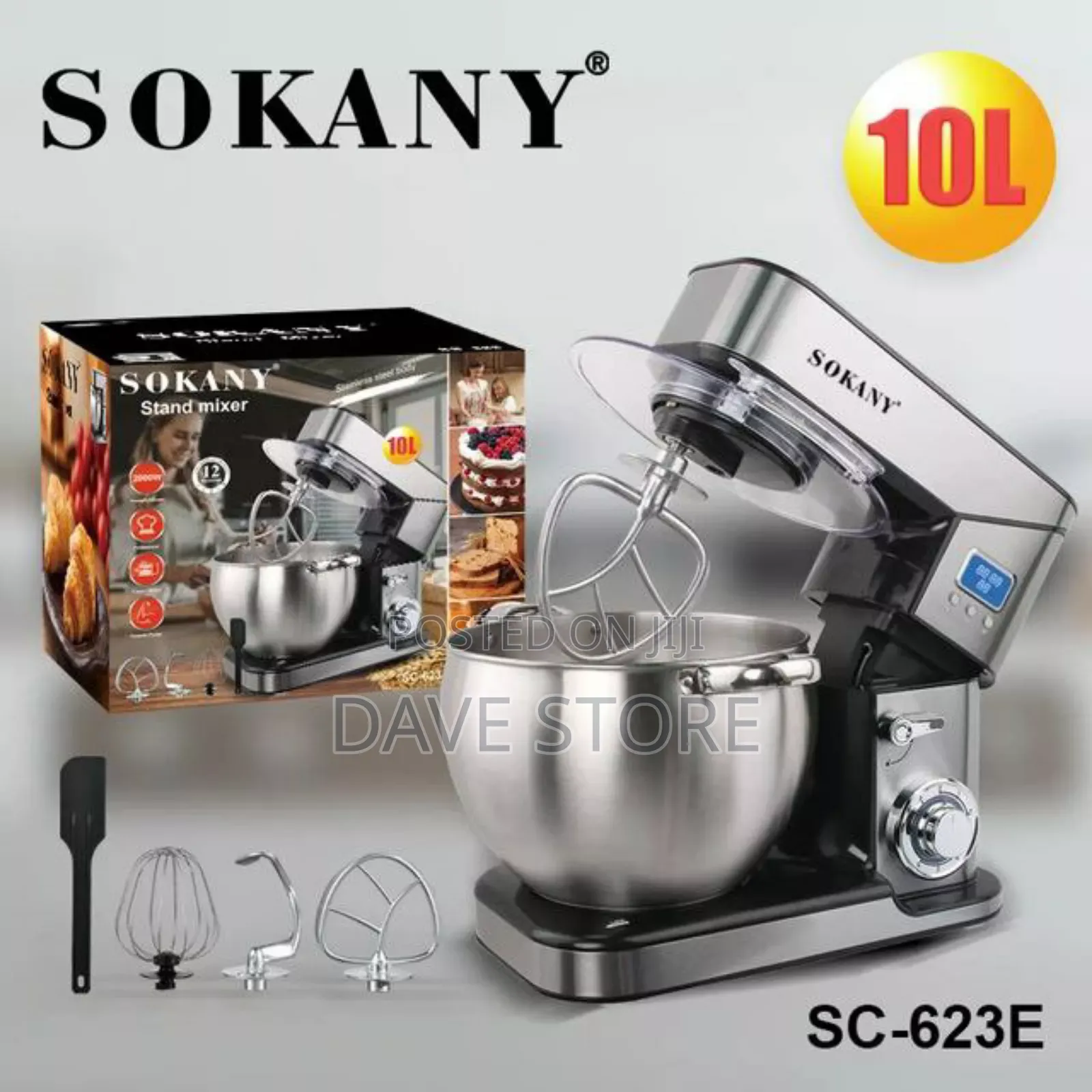 Sokany High Stand Mixer/ High Quality የሊጥ ማብኩያ
