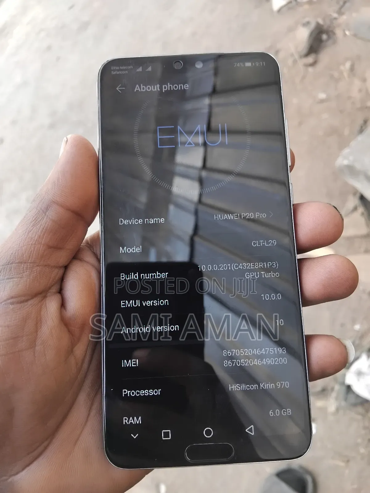 Huawei P20 Pro 128 GB Black