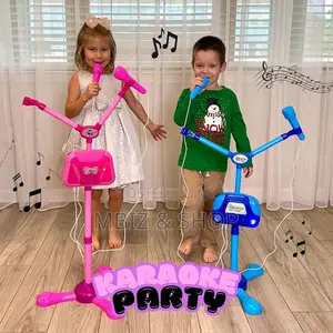 Toy Microphone and Stand Set