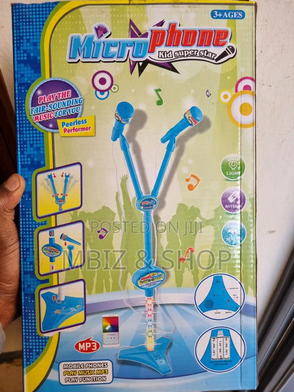 Toy Microphone and Stand Set