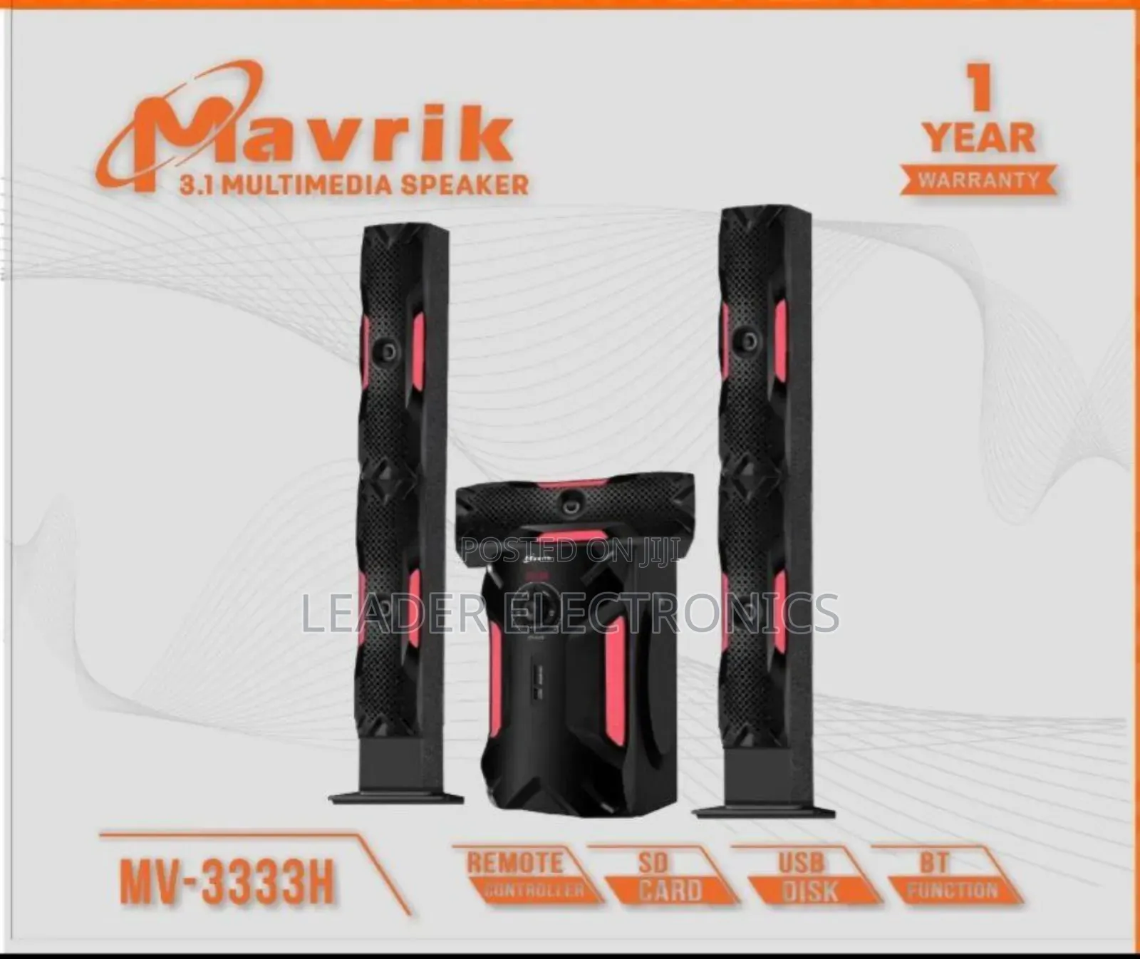 Mavric 3.1ch Multimedia Speaker – Feel the Bass, Own the Sound