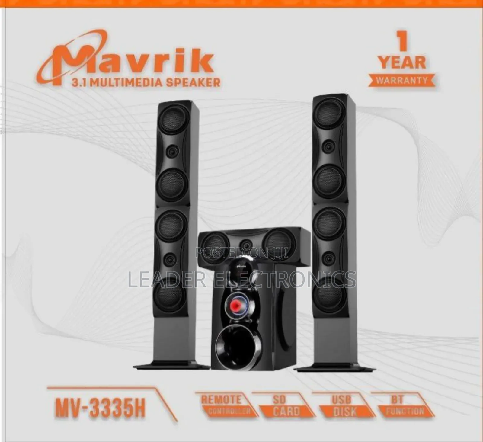 Mavric 3.1ch Multimedia Speaker System