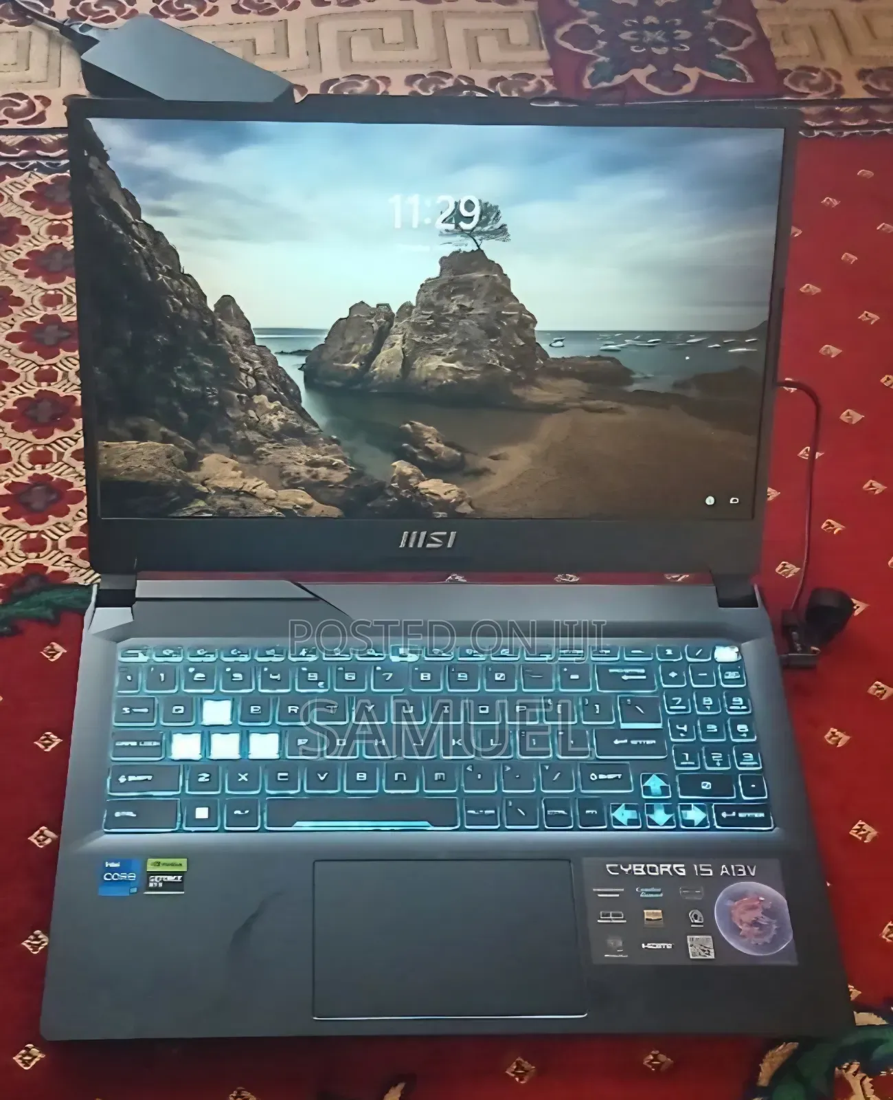 New Laptop MSI Cyborg 15 16GB Intel Core I7 SSD 512GB