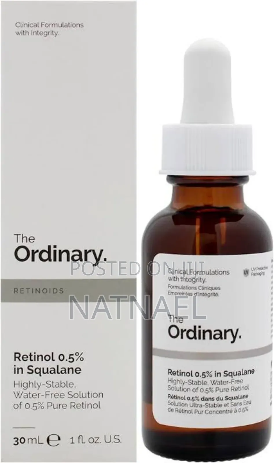 The Ordinary Retinol 0.5% in Squalane, a Highly Stable, Water-Free