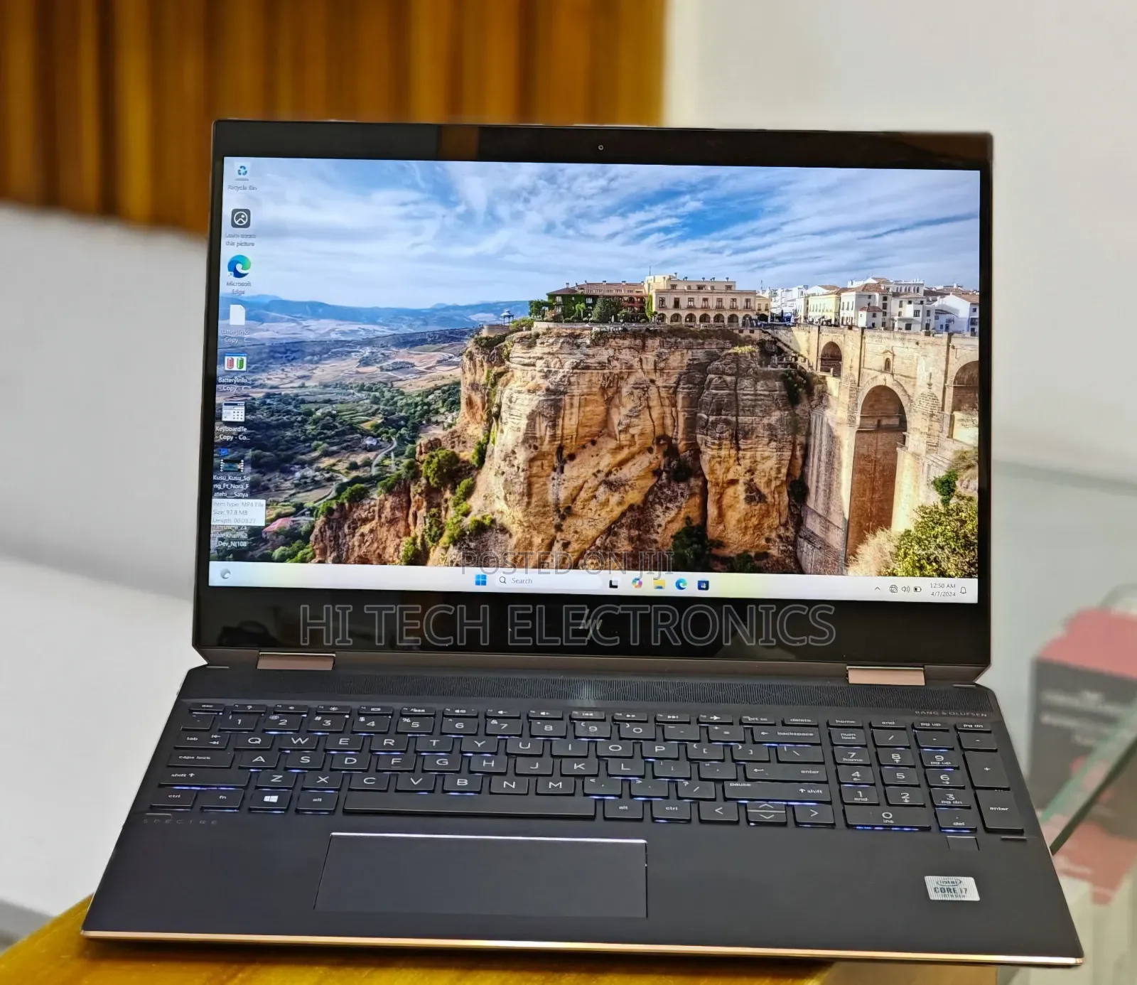 New Laptop HP Spectre 16GB Intel Core I7 SSD 512GB