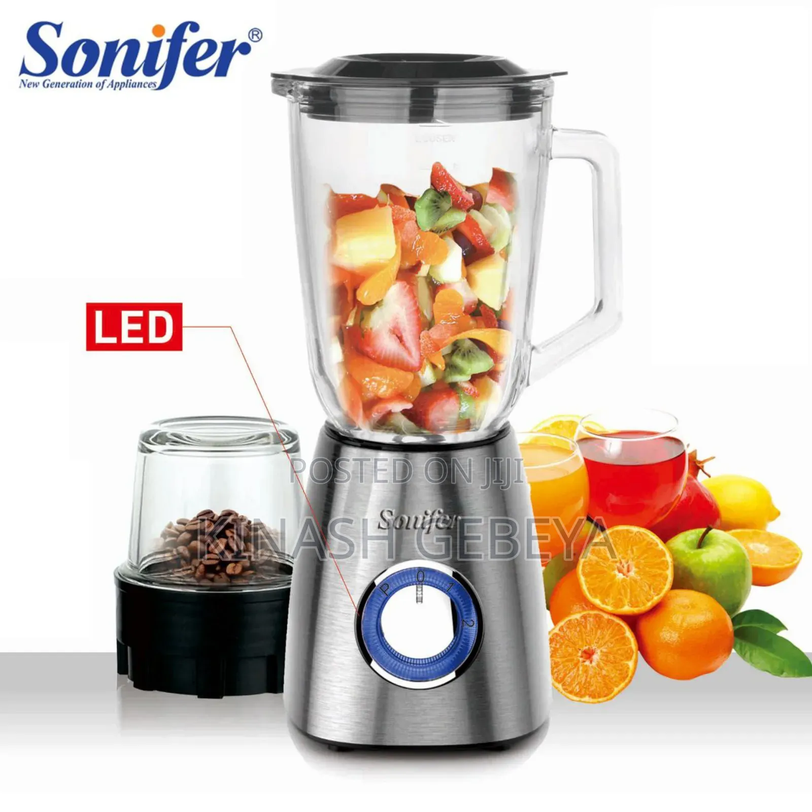 Sonifer 2in1 Juicer Blender