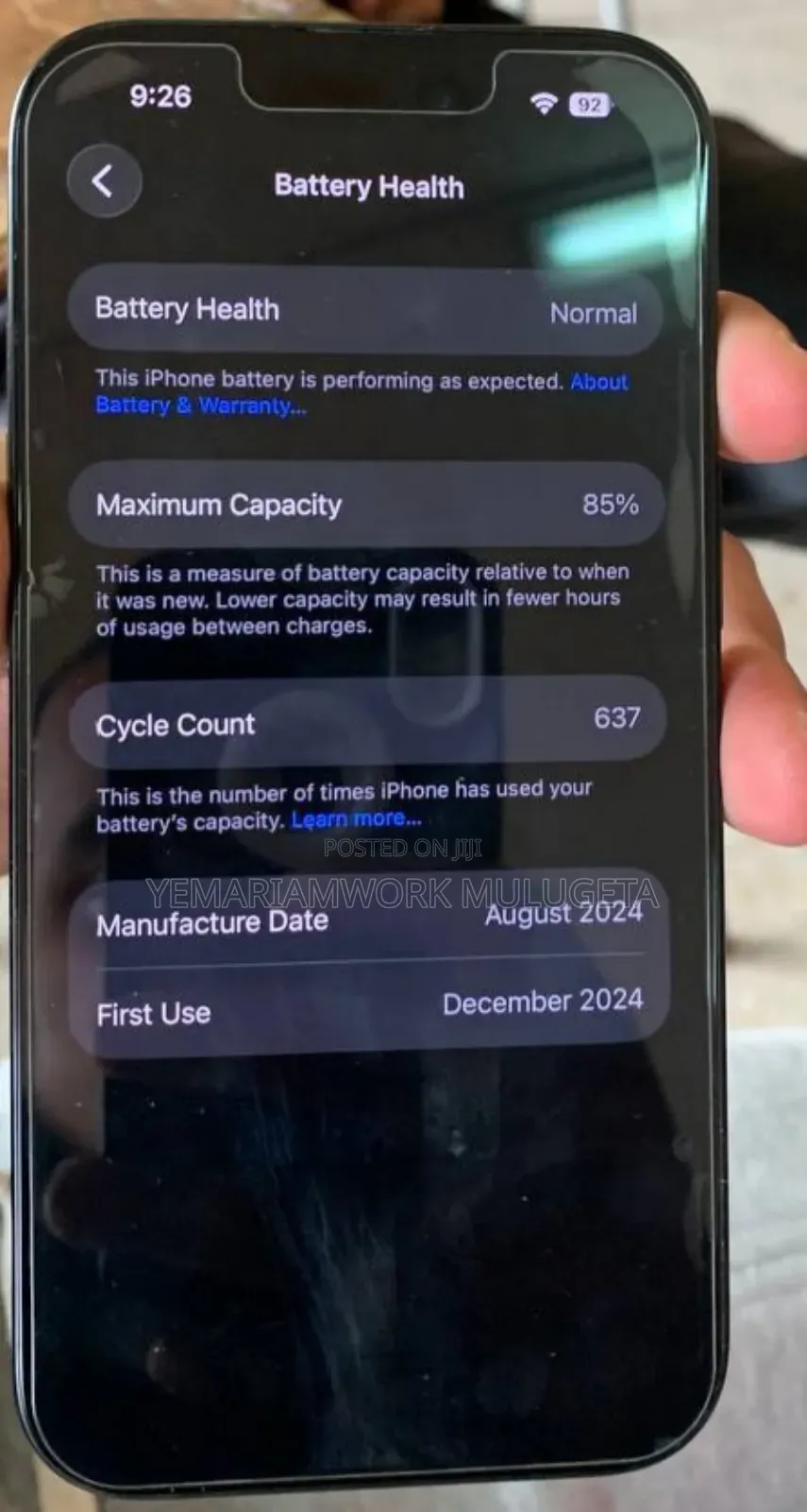 Apple iPhone 15 128 GB Black