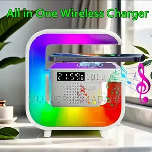 All-in-One Smart Led Wireless Charging Speaker