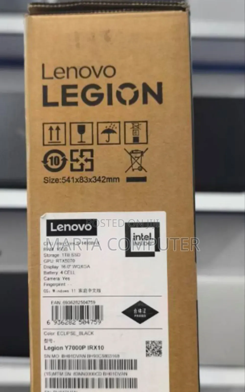 New Laptop Lenovo Legion 5 16GB Intel Core I9 SSD 1T