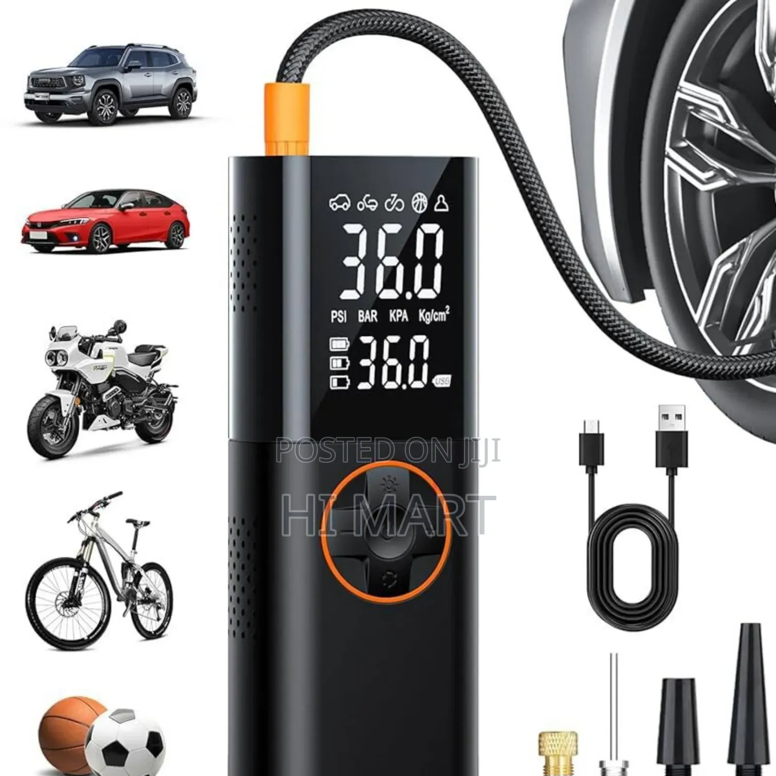 Multi Functional Car Inflation Pumper