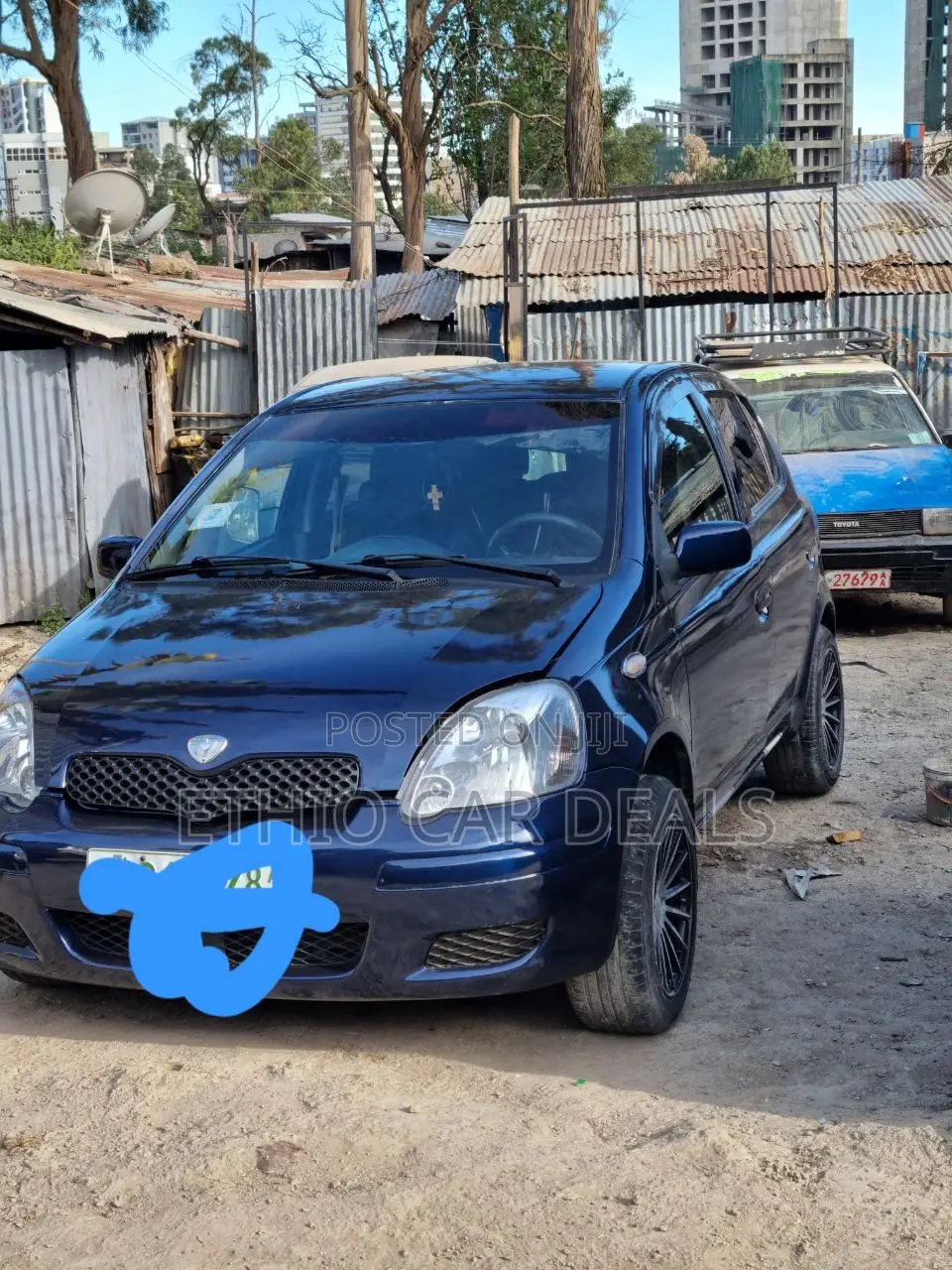 Toyota Vitz 2003 Blue
