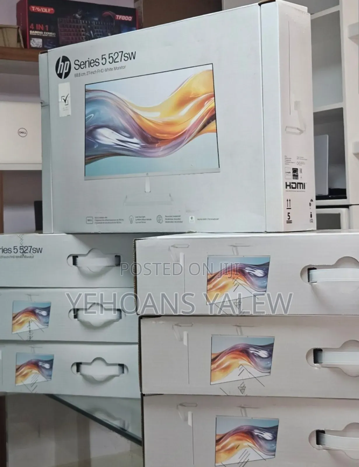 Brand New White Monitor Quanti 1920x1080 Model - Series 5 527s