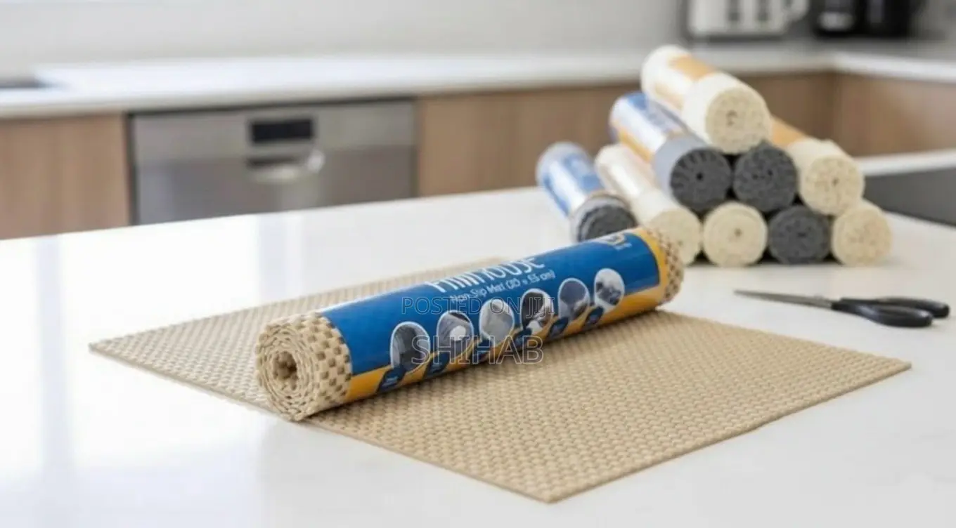 Small Non-Slip Table Mat - Black Beige