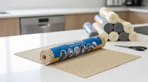 Small Non-Slip Table Mat - Black Beige