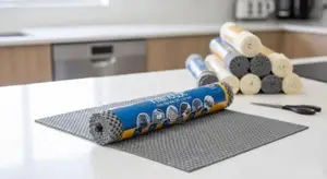 Small Non-Slip Table Mat - Black Beige