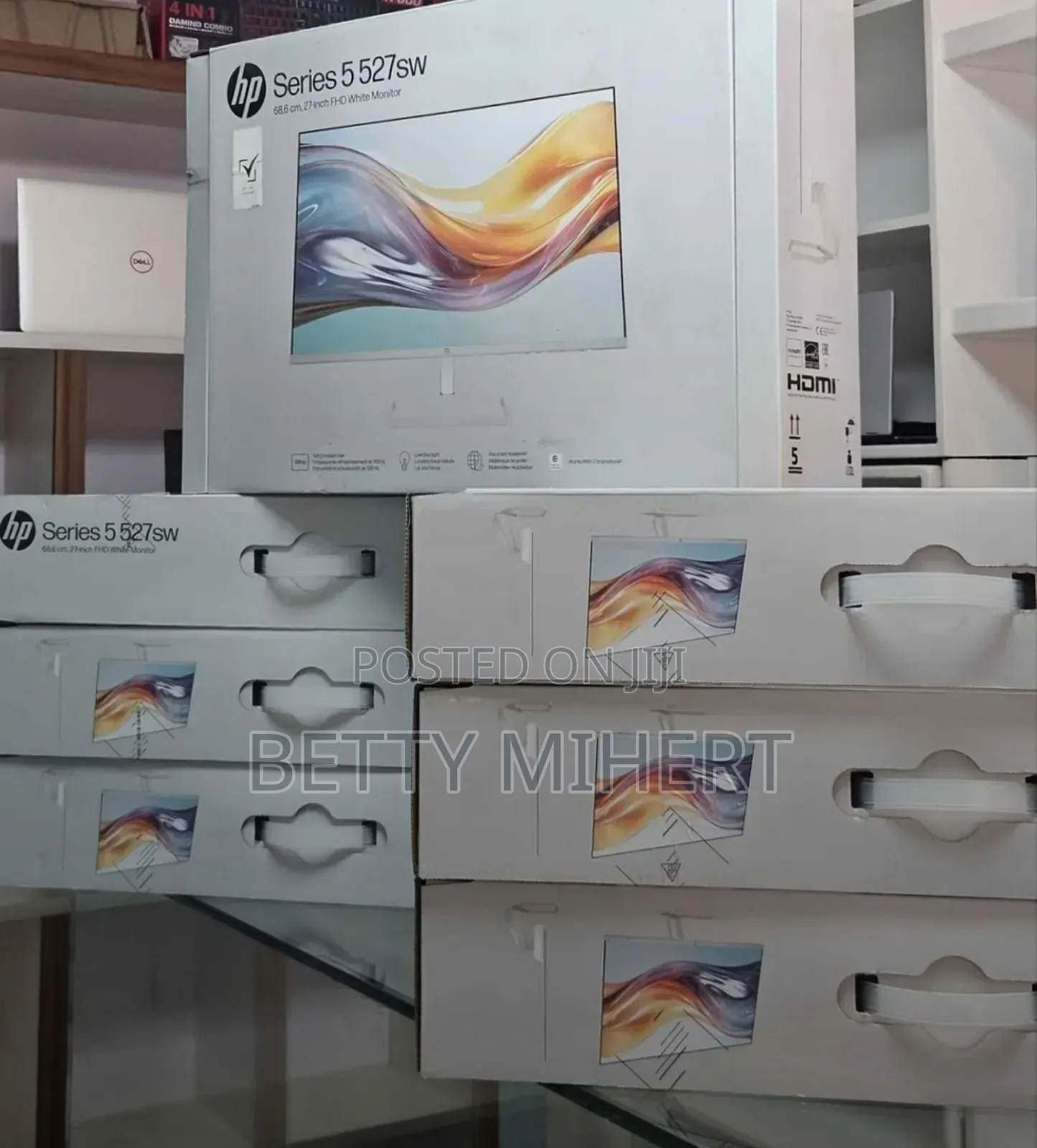 Hp 27inch Frameless White Monitor