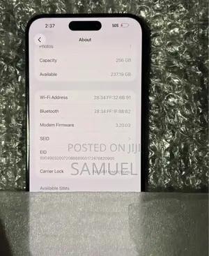 Apple iPhone 15 Pro Max 256 GB Black