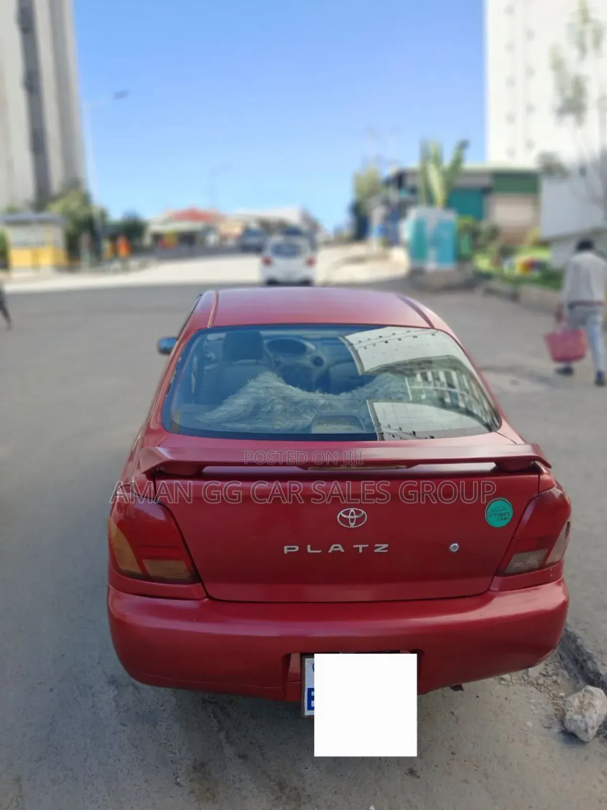 Toyota Platz 2002 Red