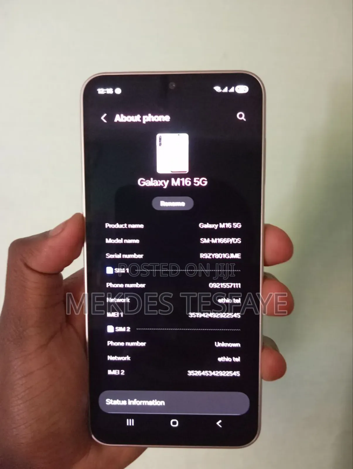 New Samsung Galaxy M16 128 GB Rose Gold