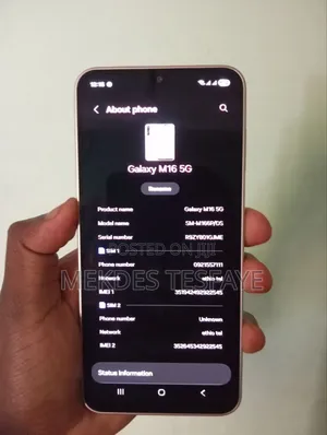 New Samsung Galaxy M16 128 GB Rose Gold