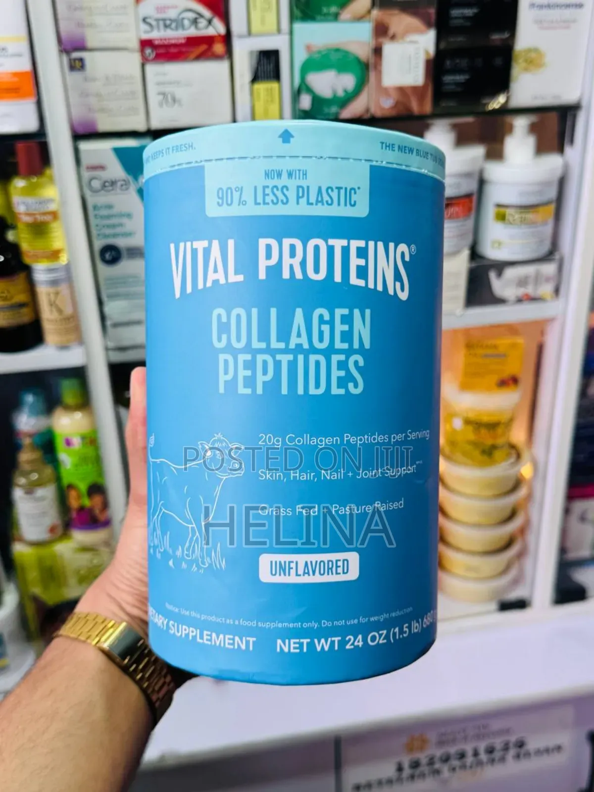 Vital Proteins Collagen Peptides, an Unflavored Dietary Supplement