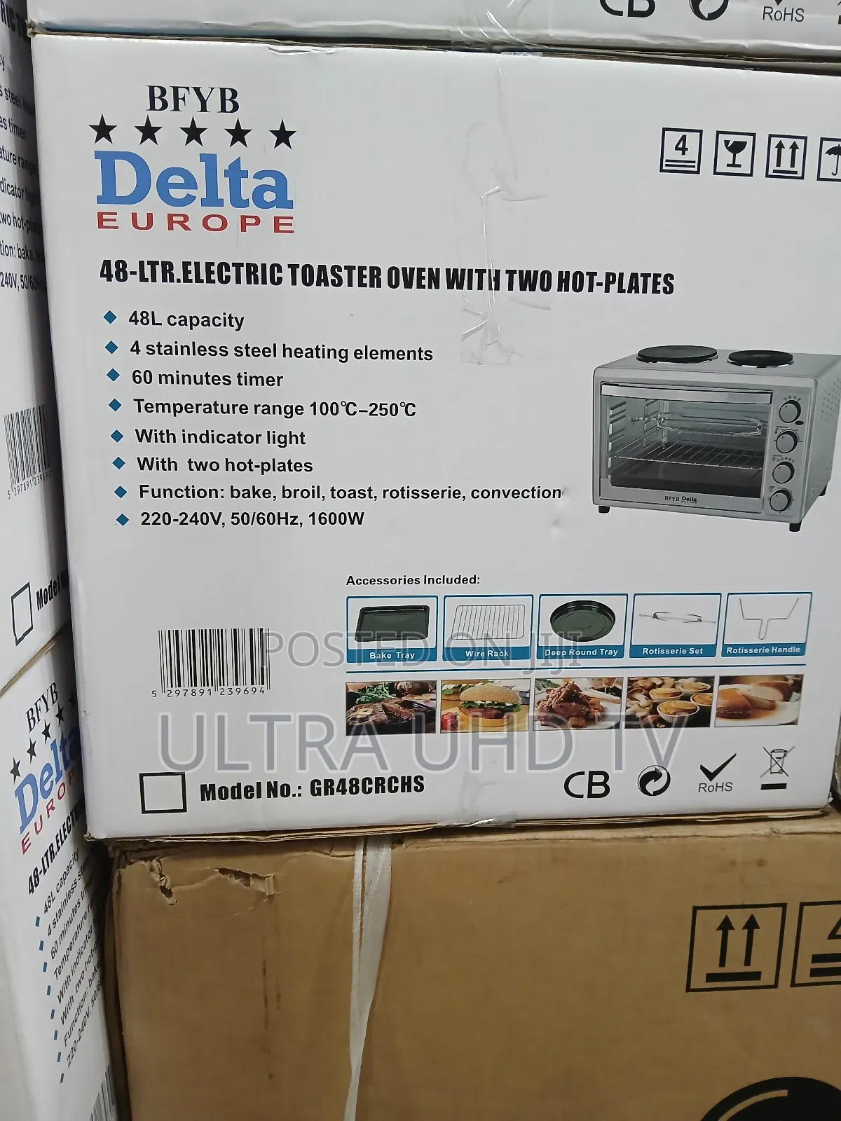 Bfyb Delta Europe Ion: Bak 48-ltr.Electric Toaster Oven With Two