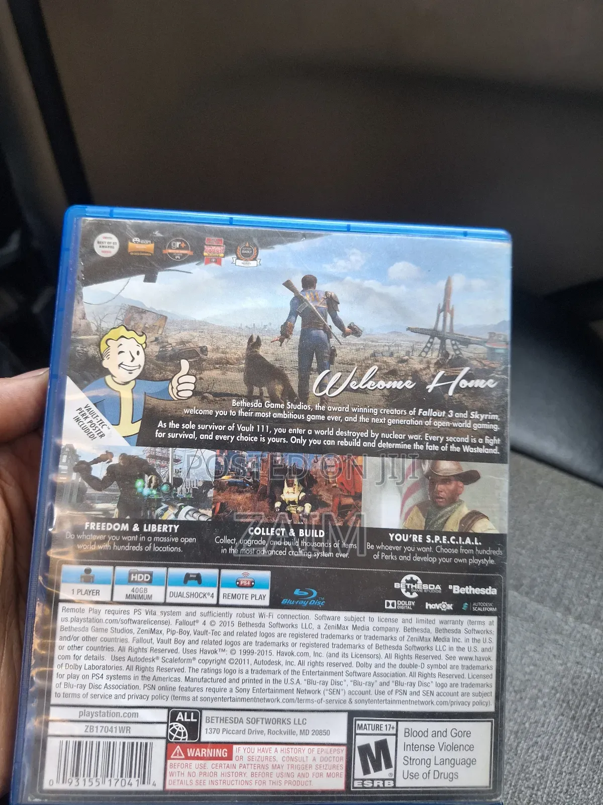 Fallout4 Playstation 4 Game Cd