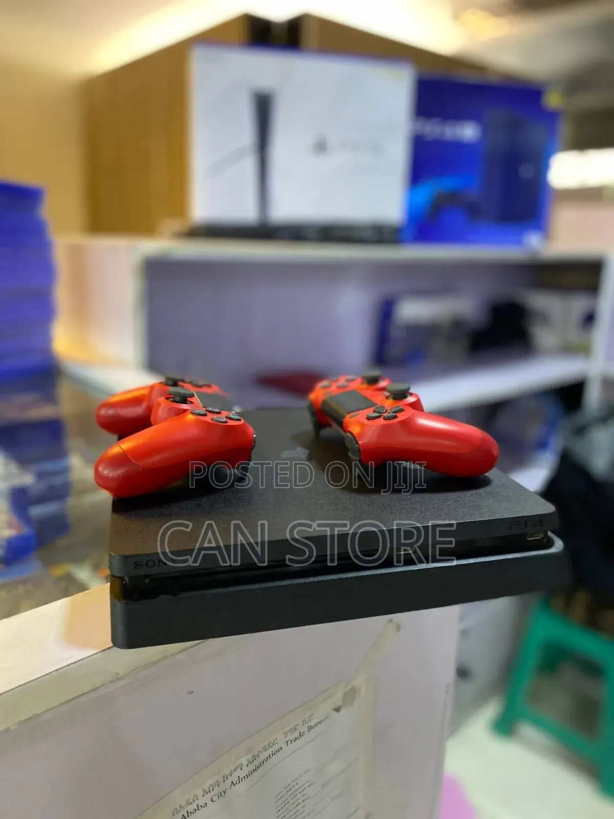 Playstation 4slim Update With 5games Brand New አዲስ Up Date