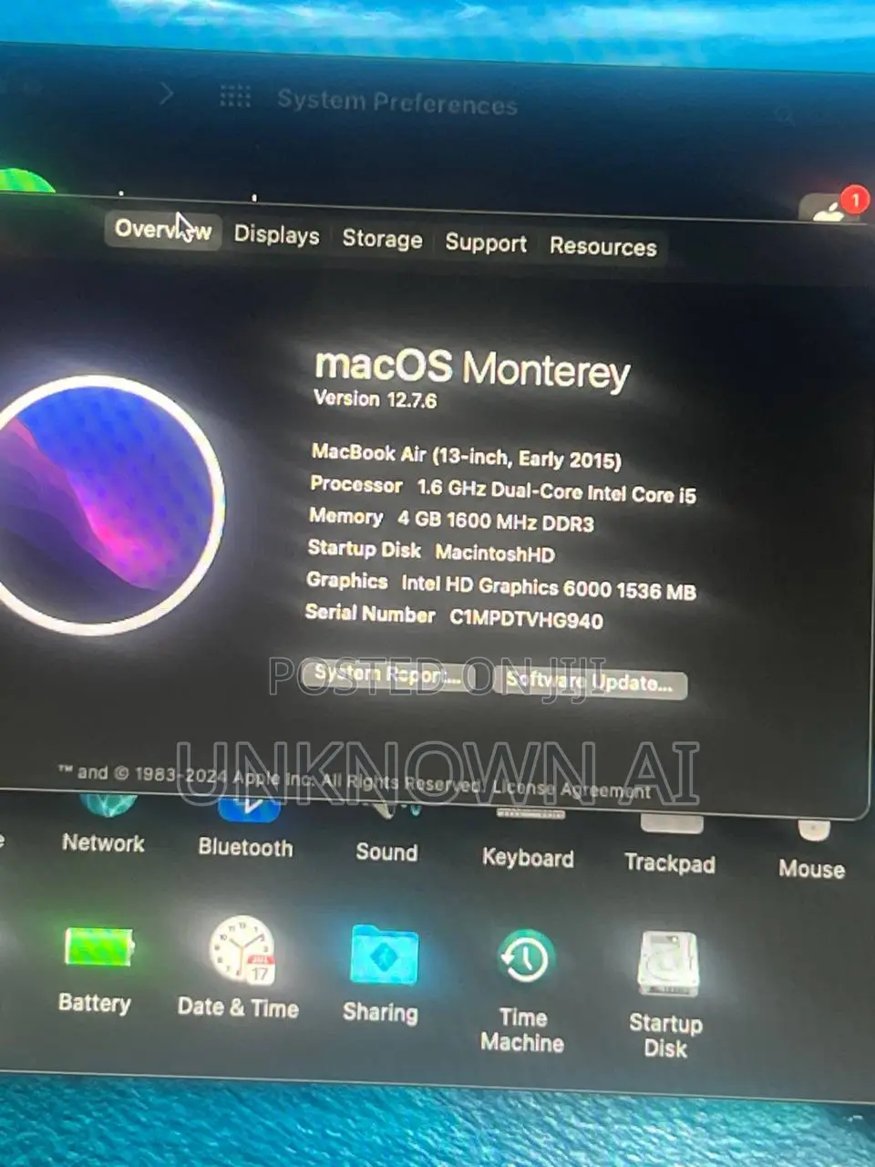 Laptop Apple MacBook 2015 8GB Intel Core I5 SSD 128GB