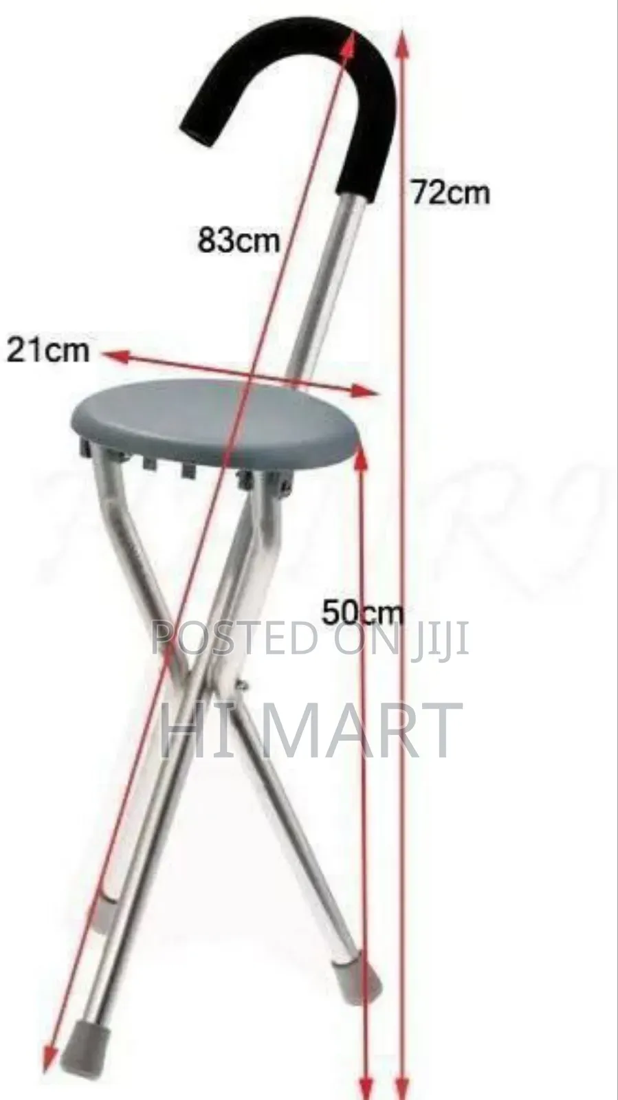 Foldable 3 Legged Walking Stick