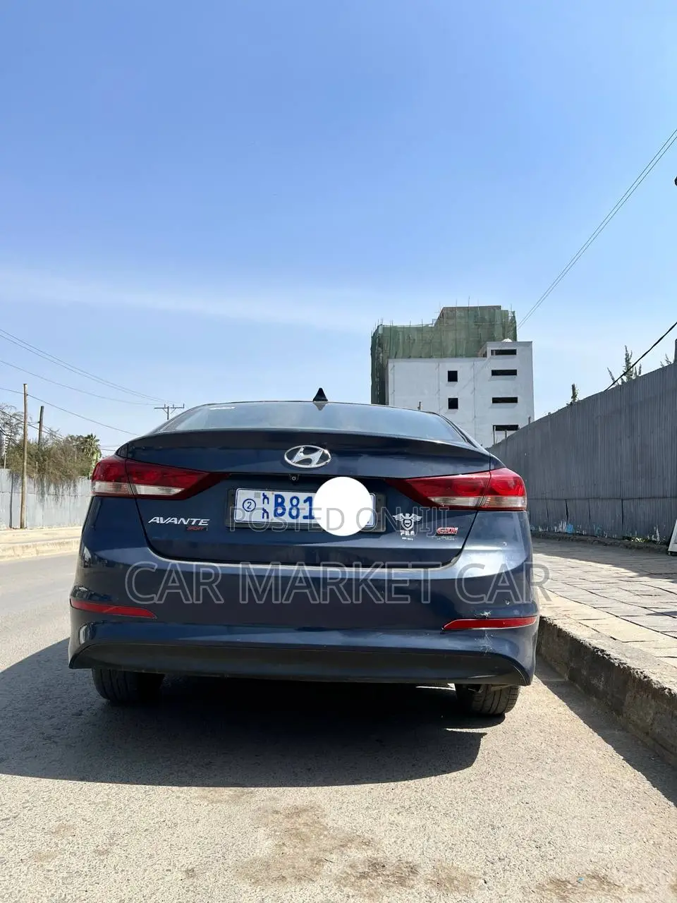 Hyundai Avante 2016 Gray