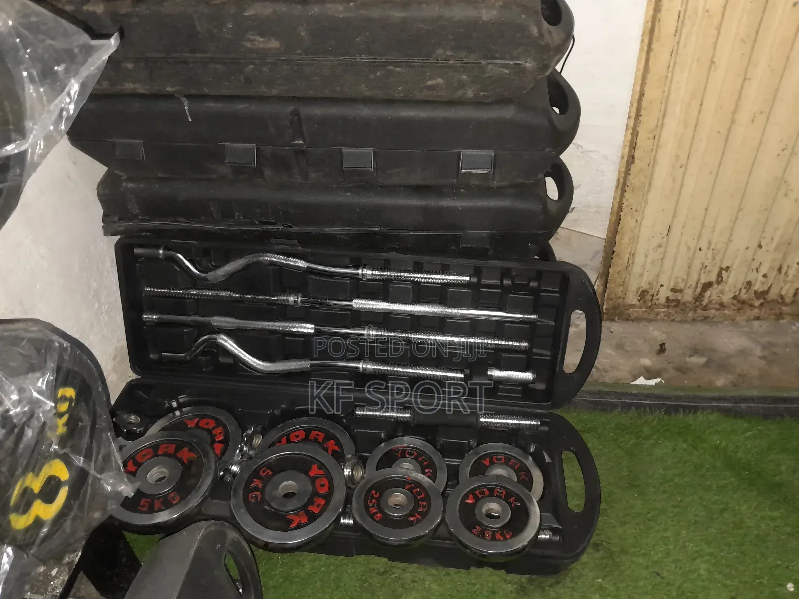 Dumbbell Barbell Combo Set