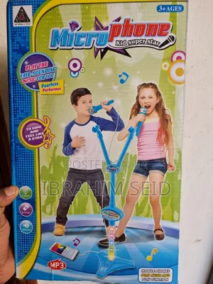 Toy Microphone and Stand Set Micro Phone Kid Super Star