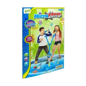 Toy Microphone and Stand Set Micro Phone Kid Super Star