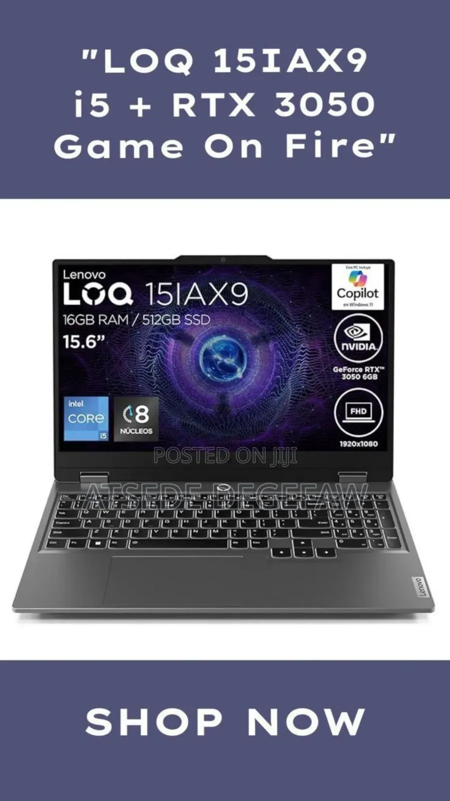 New Laptop Lenovo Legion 5 16GB Intel Core I7 SSD 1T