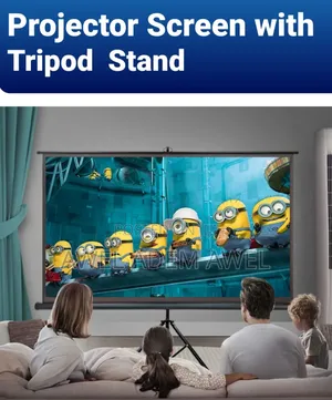 Projector Screen With Tripod Stand