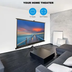 Projector Screen With Tripod Stand