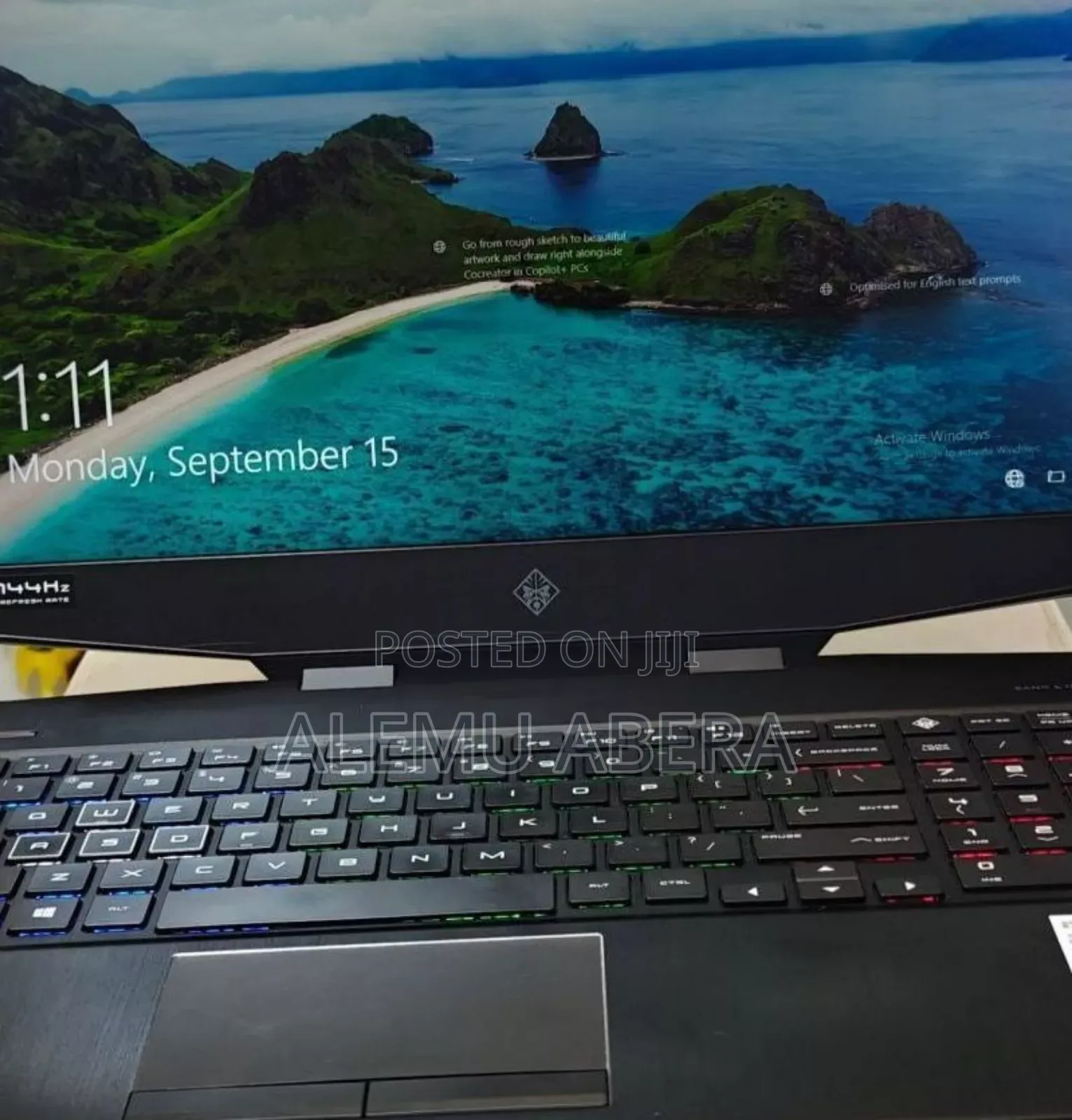 New Laptop HP Omen 15 16GB Intel Core I7 SSD 512GB